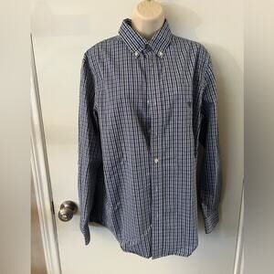 Long Sleeve Button Down Polo M